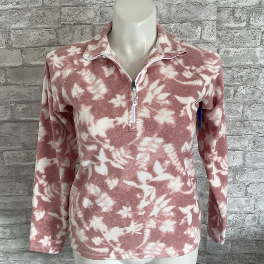 Eddie Bauer 3/4 Zip Fleece Top Sz M